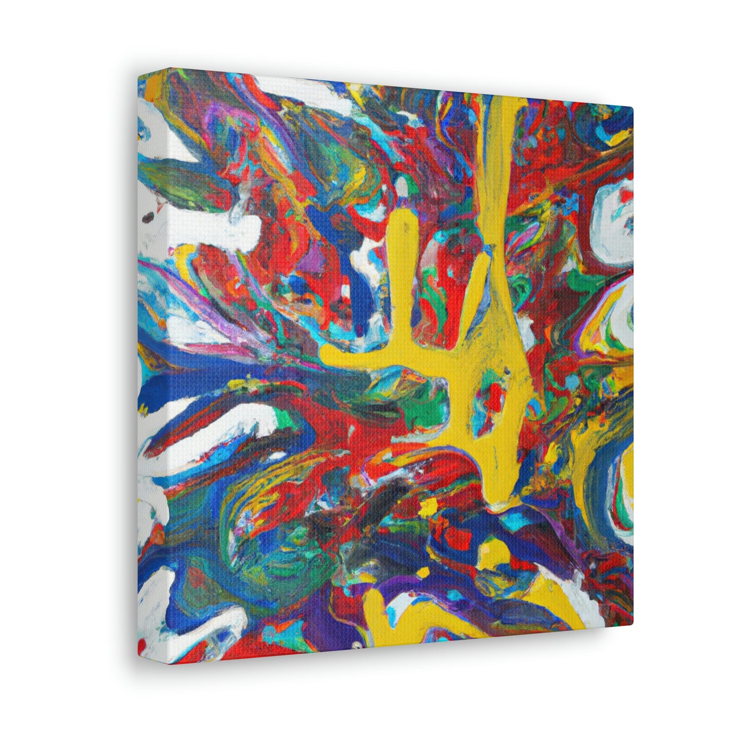 Synesthetic Symphony: An Abstract Painting - The Alien Canva.