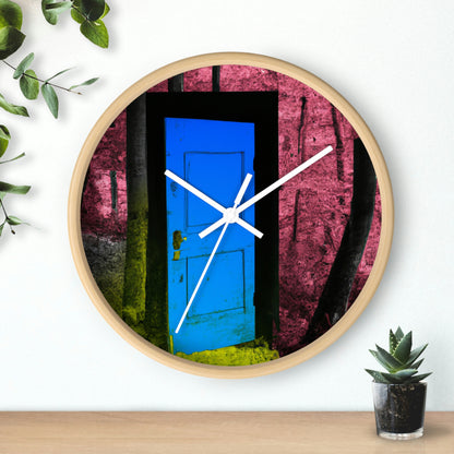 The Enigmatic Door of the Forest - The Alien Wall Clock