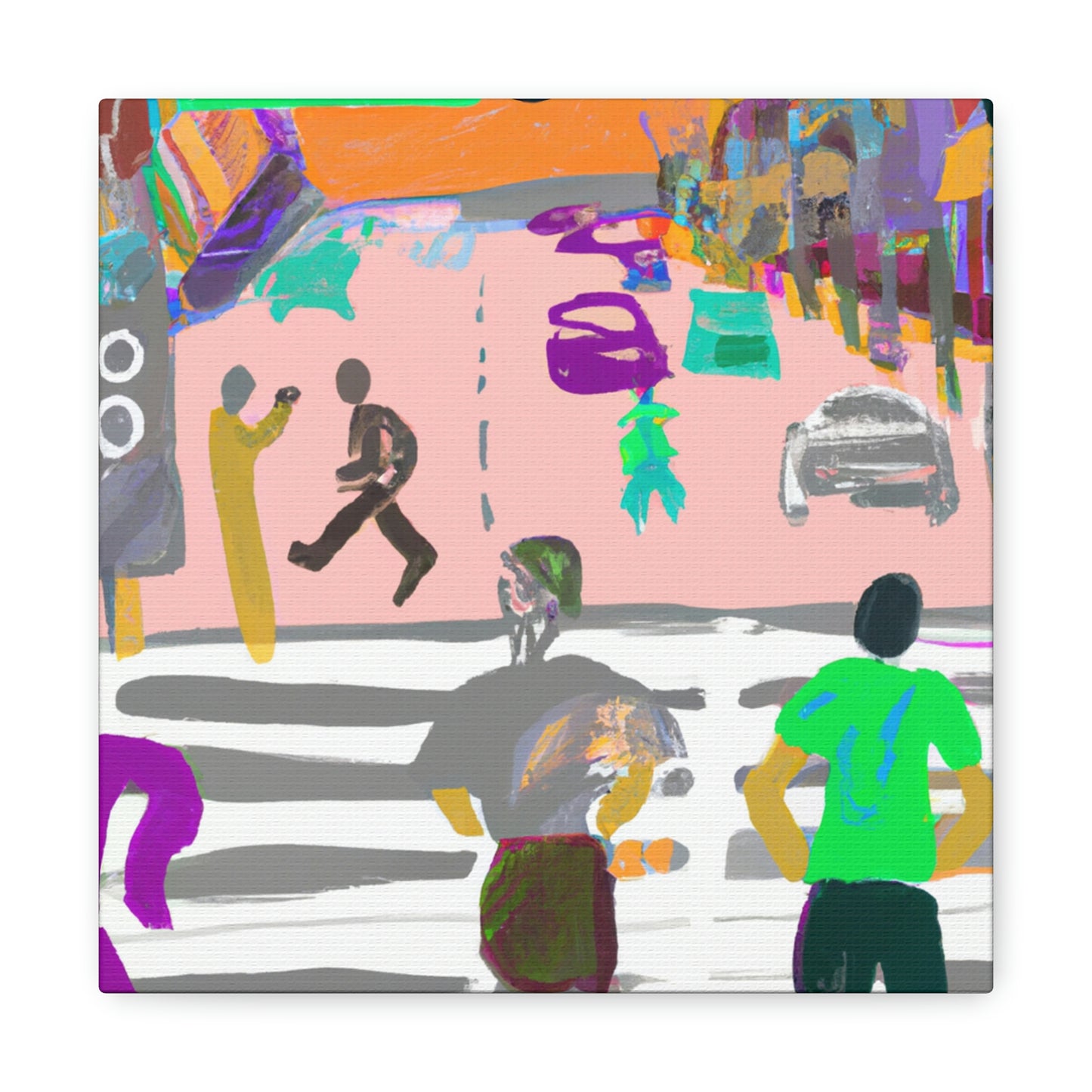 "Los sonidos del verano: una sinfonía de las calles de la ciudad" - Canvas