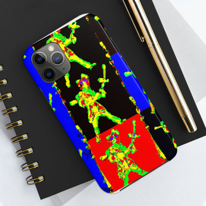 "Tanz mit Feuer und Stahl." - Die Alien Tough Phone Cases