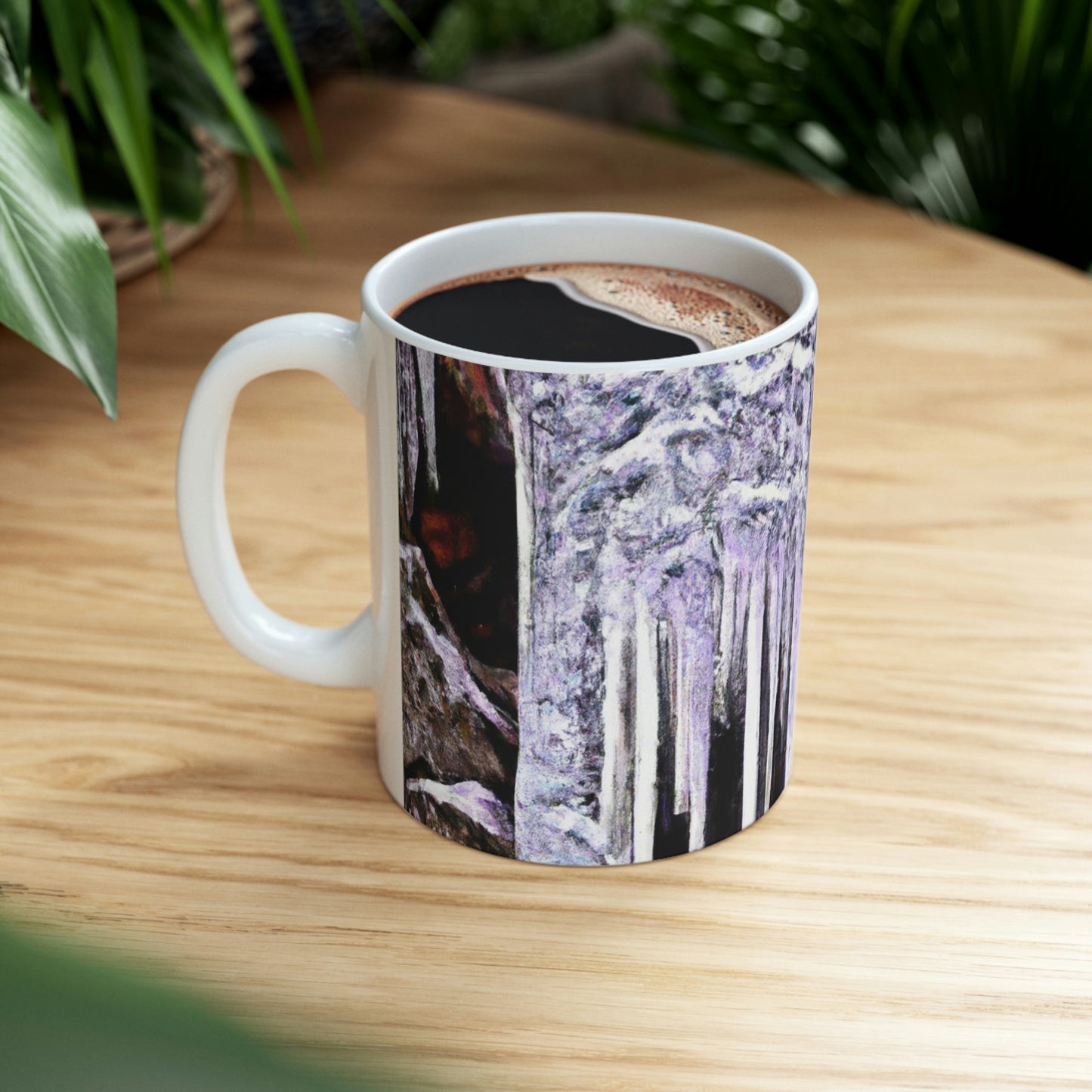 "Frost-Tipped Falls of Glistening Grief" - The Alien Ceramic Mug 11 oz