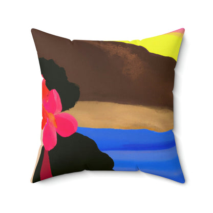 "Enchantment at Dusk" - The Alien Square Pillow