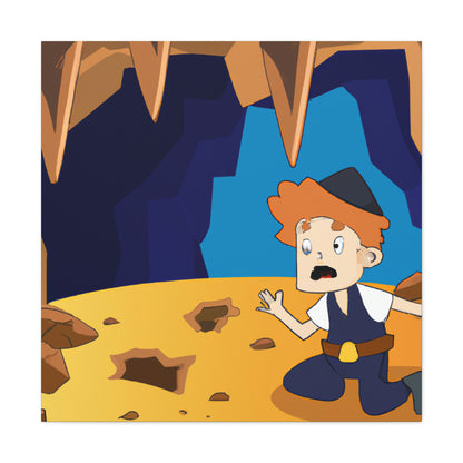 "The Mysterious Cave of the Brave Explorer" - The Alien Canva