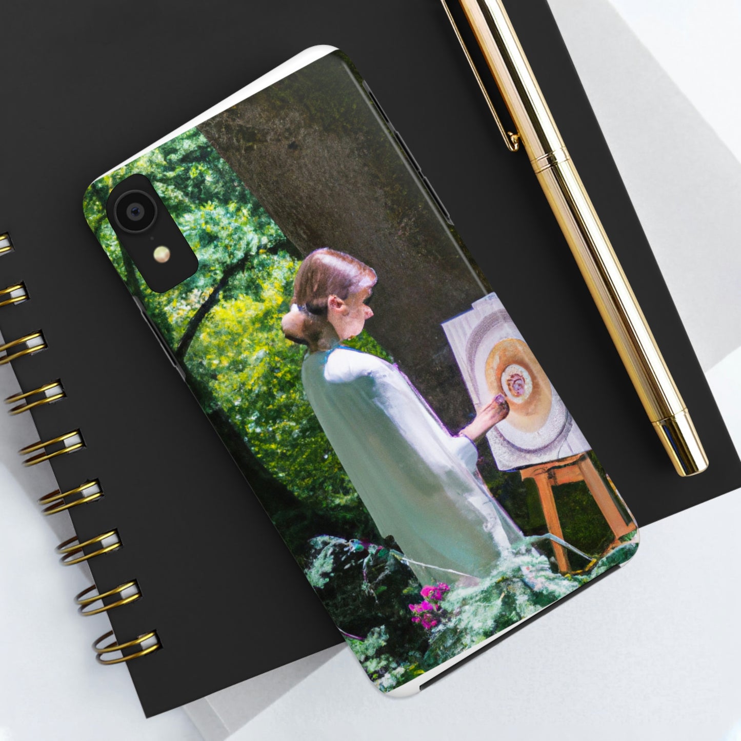 "Enchantment in Oil: A Young Artist's Vision of a Magical Forest" - The Alien Tough Phone Cases