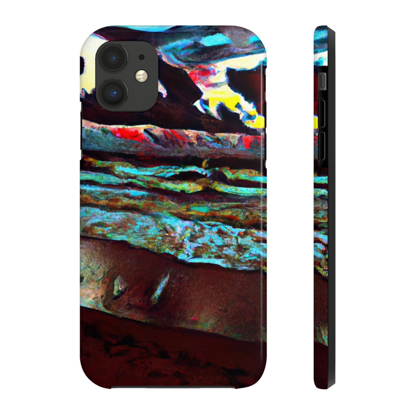 "Dusk at Sea: A Tempestuous Gathering" - The Alien Tough Phone Cases