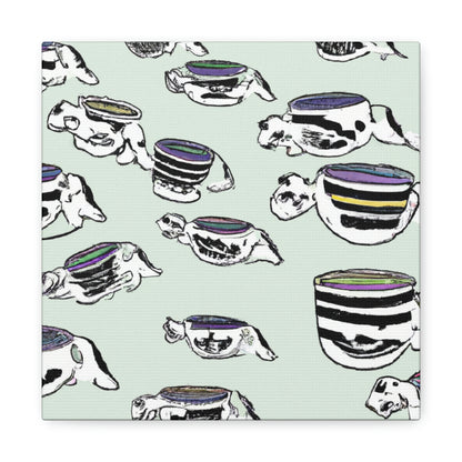 "A Purr-fectly Precious Tea Party Parade" - The Alien Canva