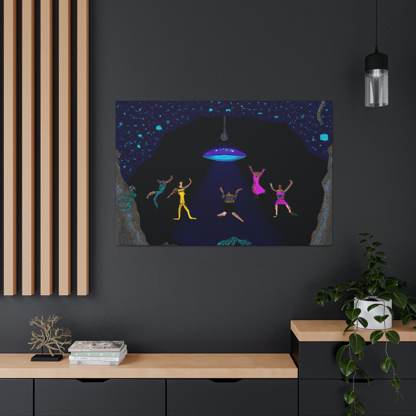 "Una fiesta submarina maravillosa" - The Alien Canva