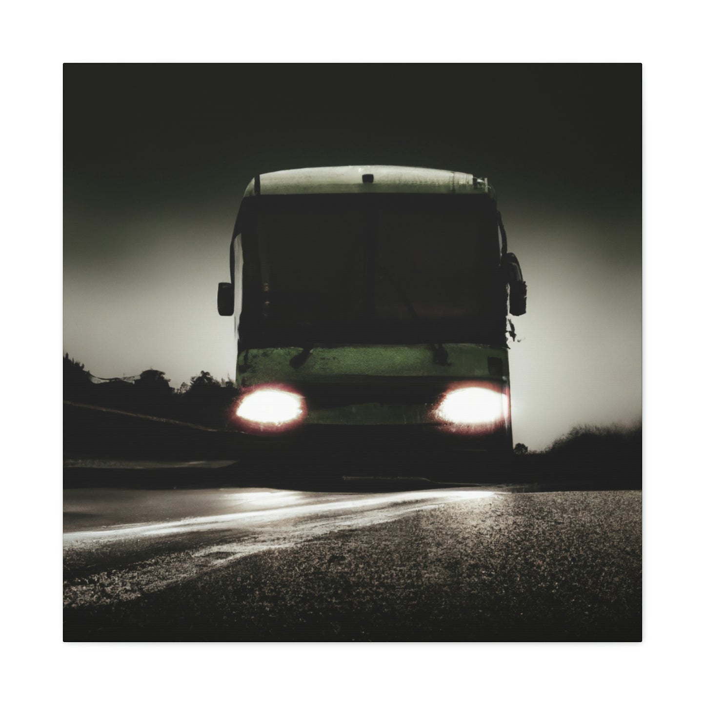 "Spuk um Mitternacht im Bus" - The Alien Canva