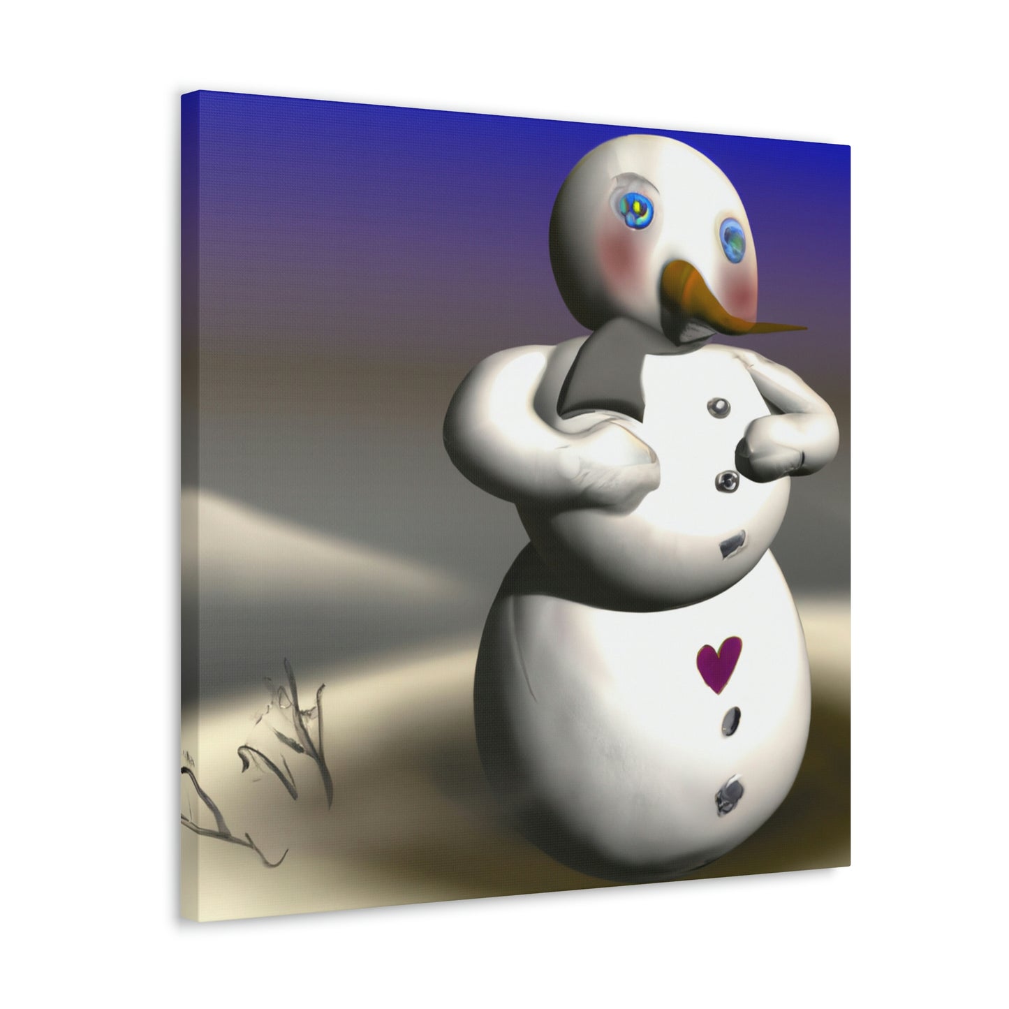 "Chilly But Hopeful: The Snowman's Quest For A Hug" - The Alien Canva