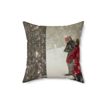 "Frozen in Time" - The Alien Square Pillow