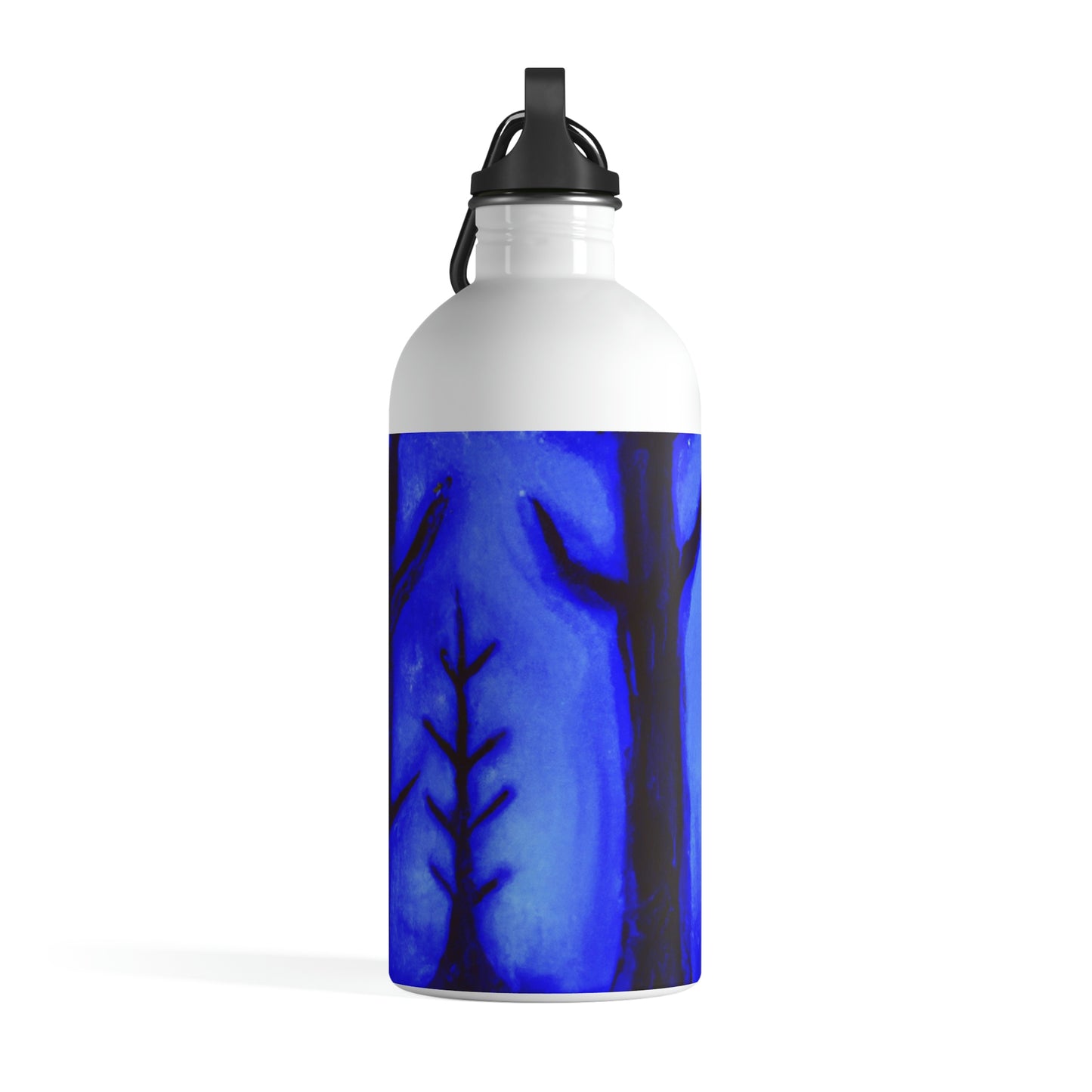 "A Journey Through the Moonlit Forest" - The Alien Stainless Steel Water Bottle