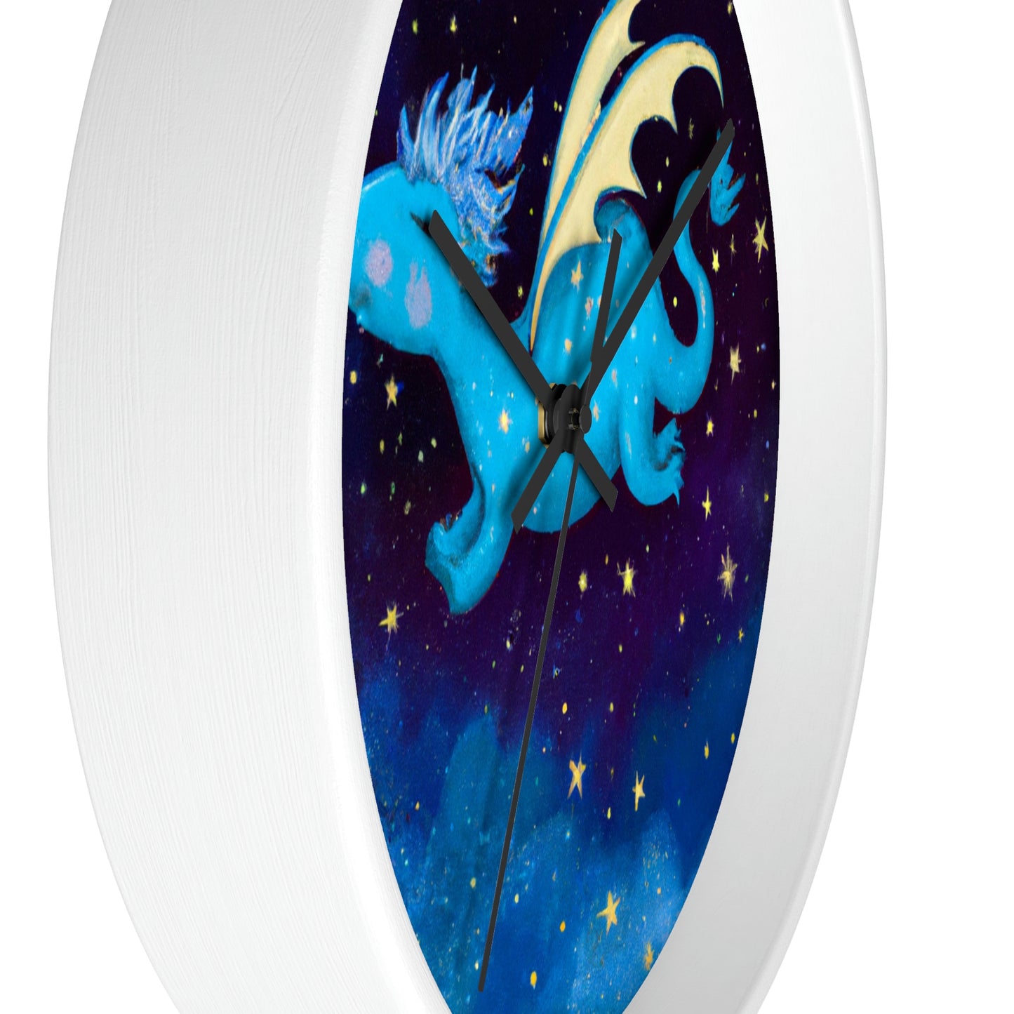 "Drifting Among the Stars: The Story of a Baby Dragon" - The Alien Wall Clock