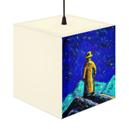 "Lone Mage on the Frozen Summit" - The Alien Light Cube Lamp