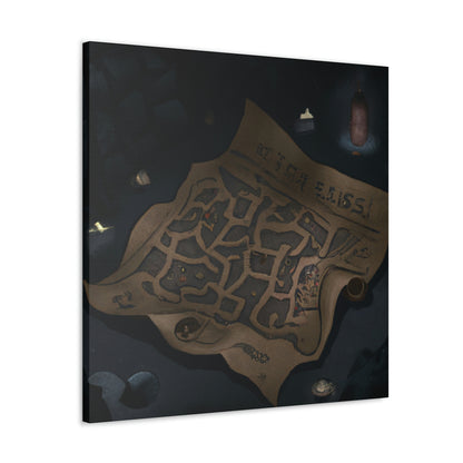 "The Secret of the Map's Puzzle" - The Alien Canva