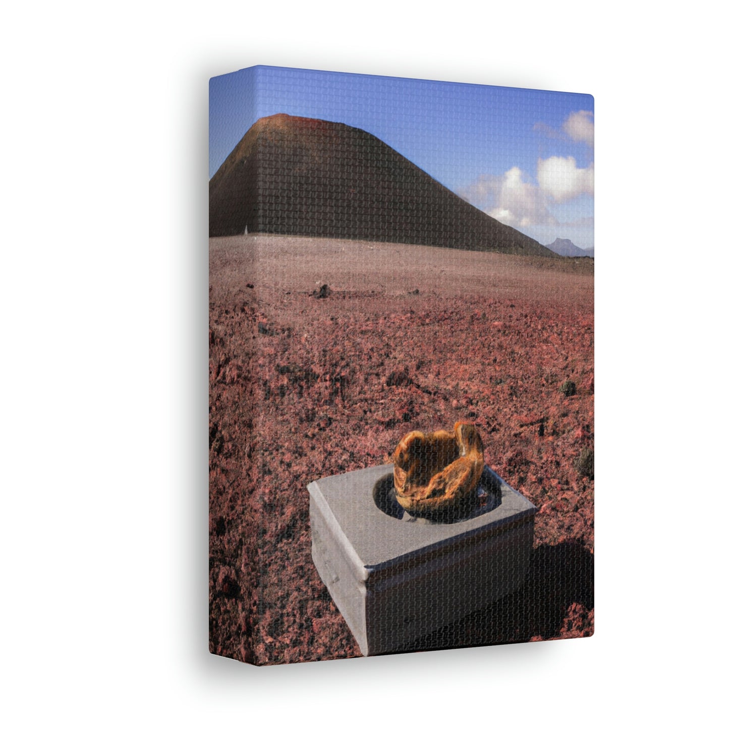 "The Ancient Relic in the Volcano" - The Alien Canva