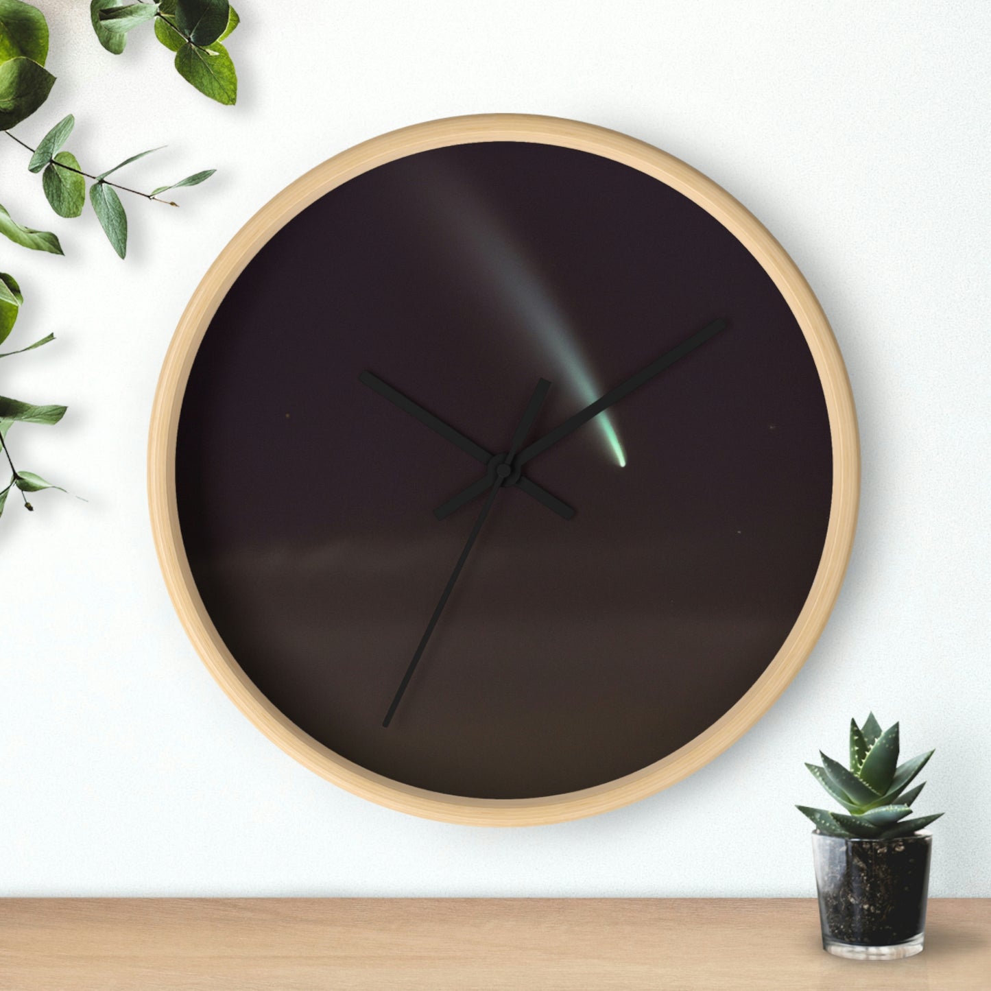 "Celestial Radiance" - The Alien Wall Clock