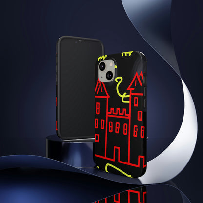 "A Haunted Shadow: The Dark Secrets of the Old Castle on a Gloomy Night" - The Alien Tough Phone Cases