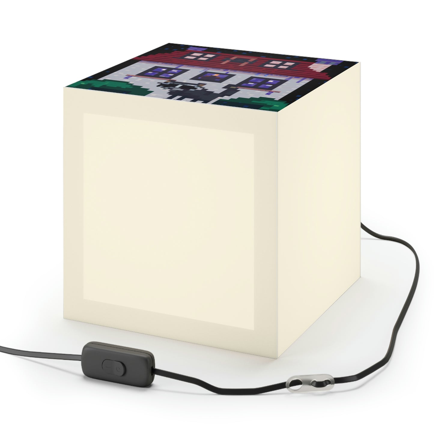 "Caper in the Mansion: A Raccoon's Adventure" - The Alien Light Cube Lamp