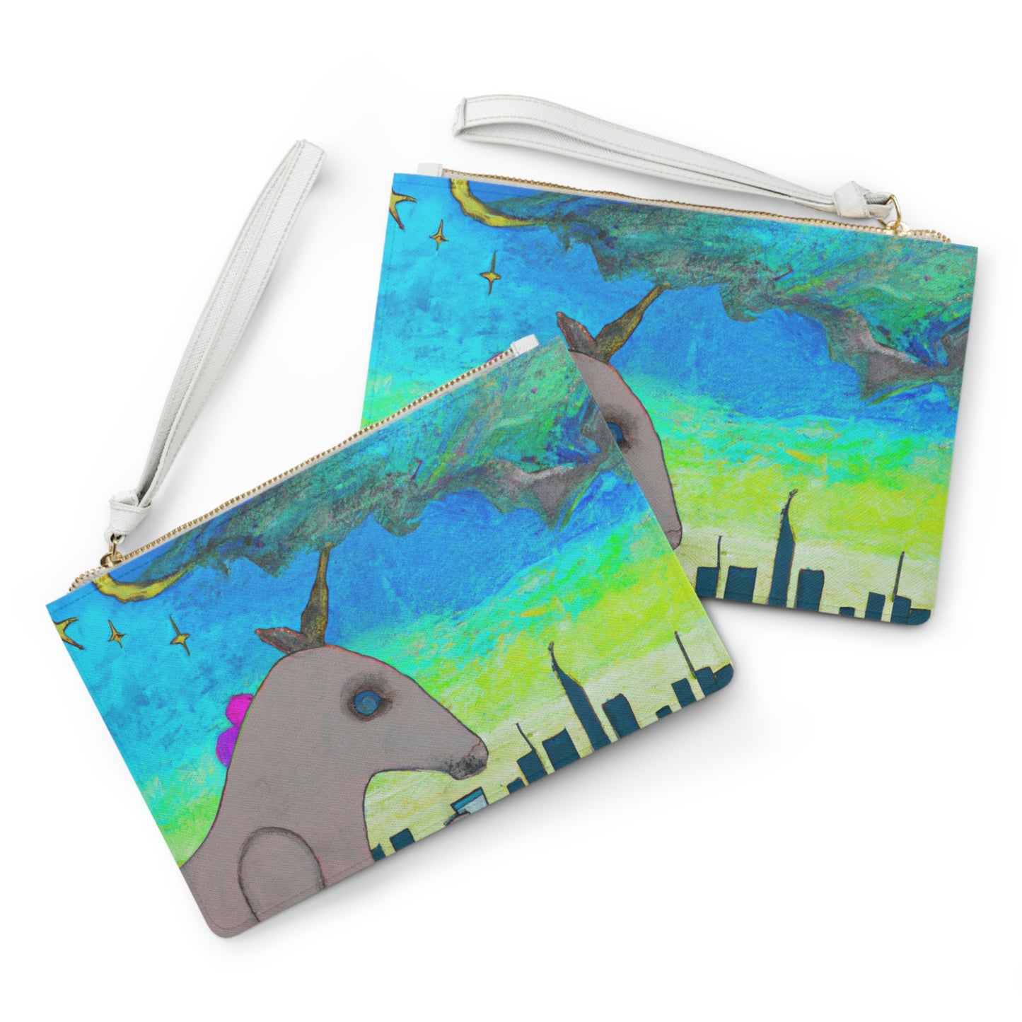 „Majestic Morning Reflections“ – Die Alien Clutch Bag