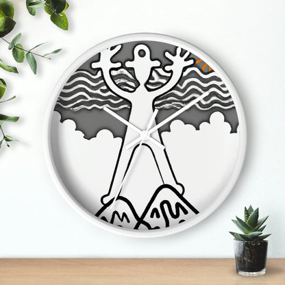 The Mystic Mist of the Mountain - The Alien Wall Clock