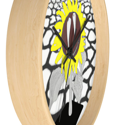 "A Sunflower Withering on a Parched Field" - The Alien Wall Clock