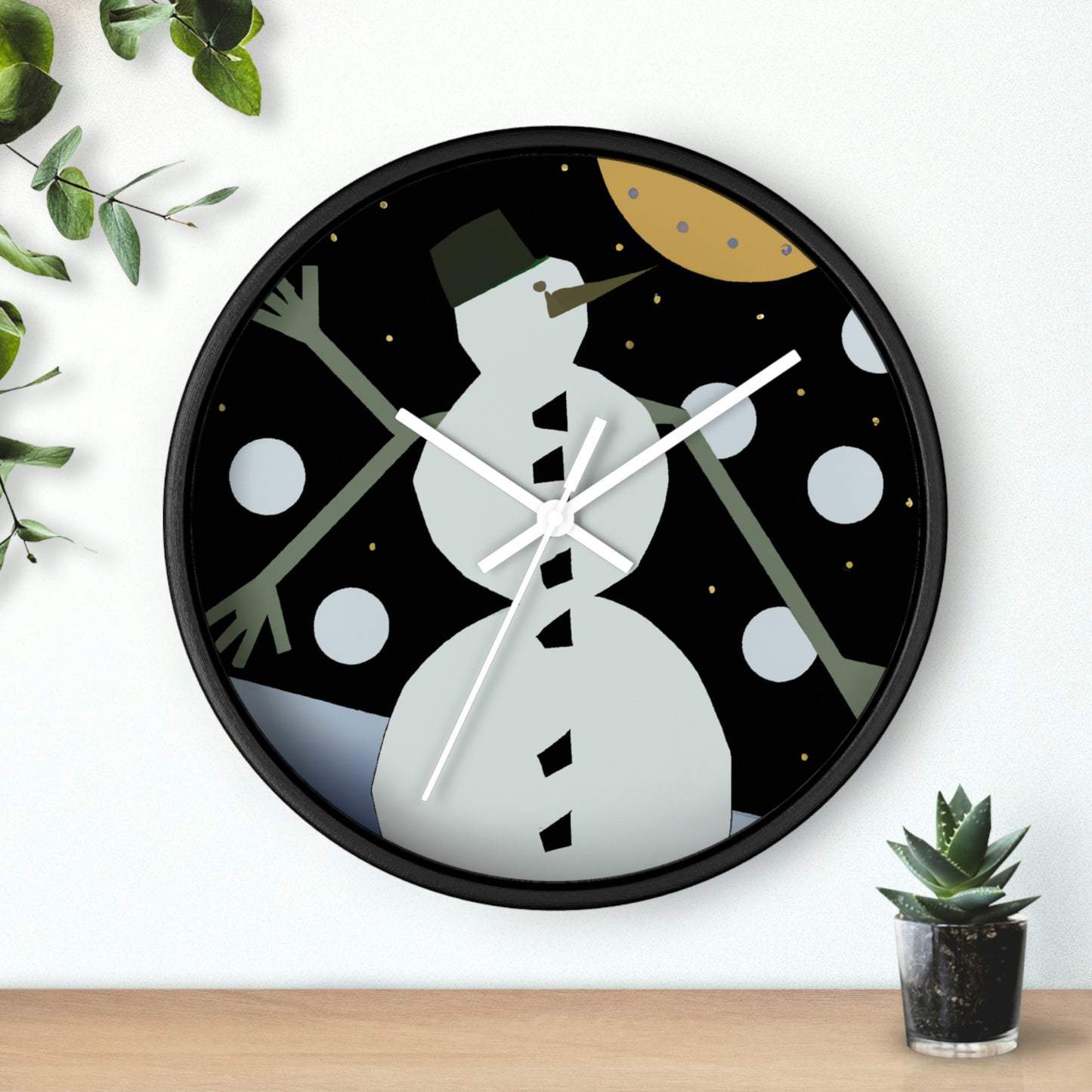 "A Winter Night's Wish" - The Alien Wall Clock