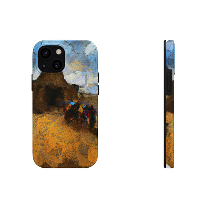 "Dusty Pilgrims at the Forgotten Shrine" - The Alien Tough Phone Cases