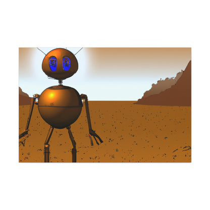 "Robo Earth Exploration: The Adventures Of An Alien Bot!" - The Alien Canva