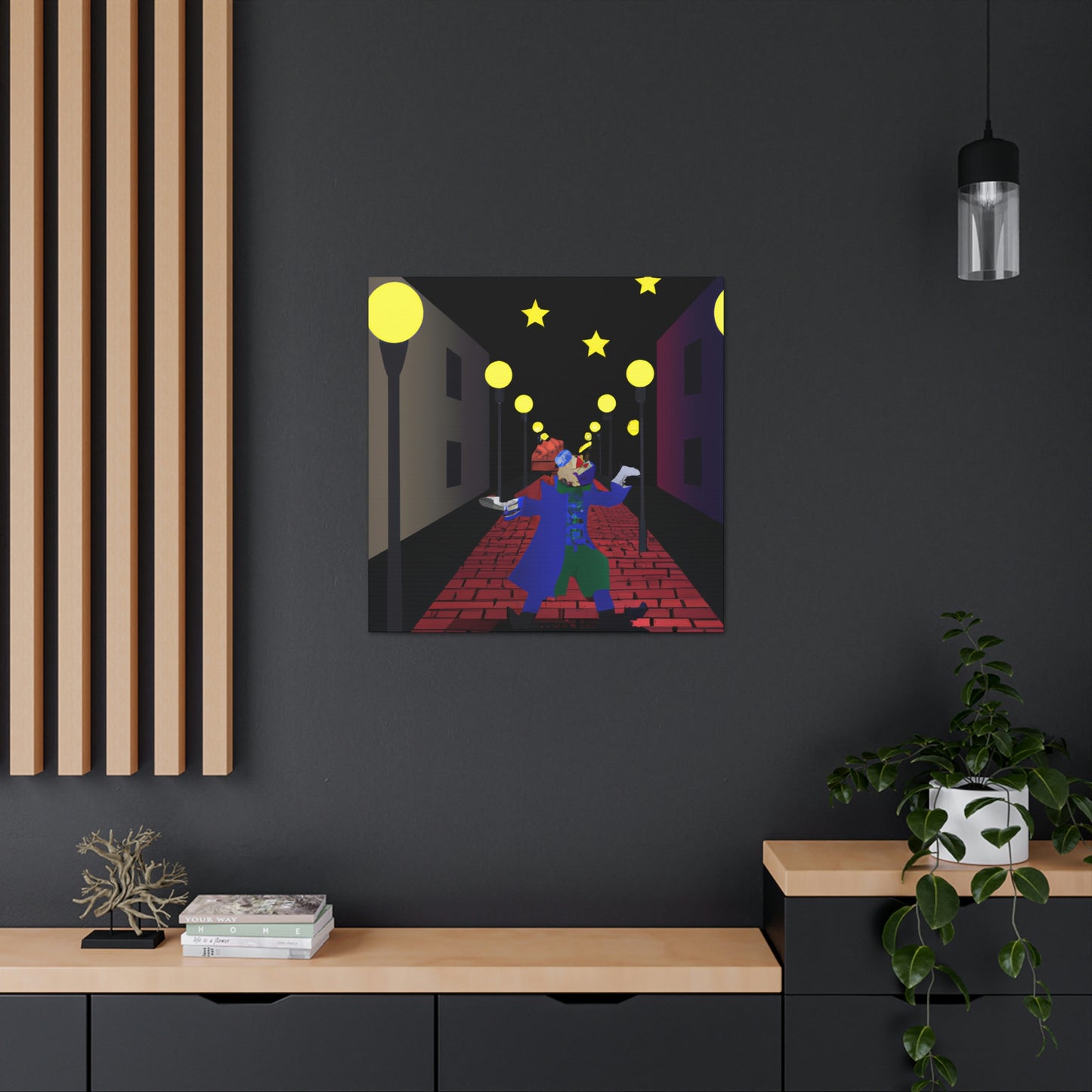 "Alley Star Juggler" - The Alien Canva