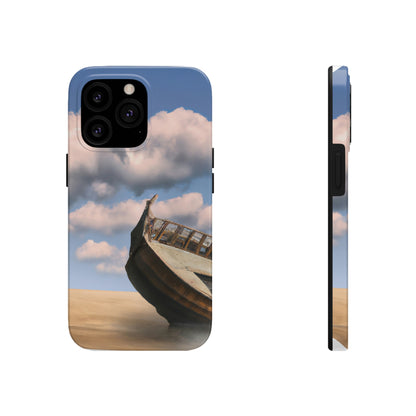 "Ein treibendes Boot: Das verlorene Erbe des Meeres." - Die Alien Tough Phone Cases