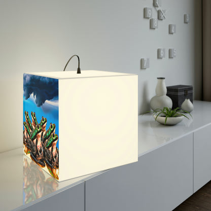 "A Frog Chorus in the Thunderstorm" - The Alien Light Cube Lamp