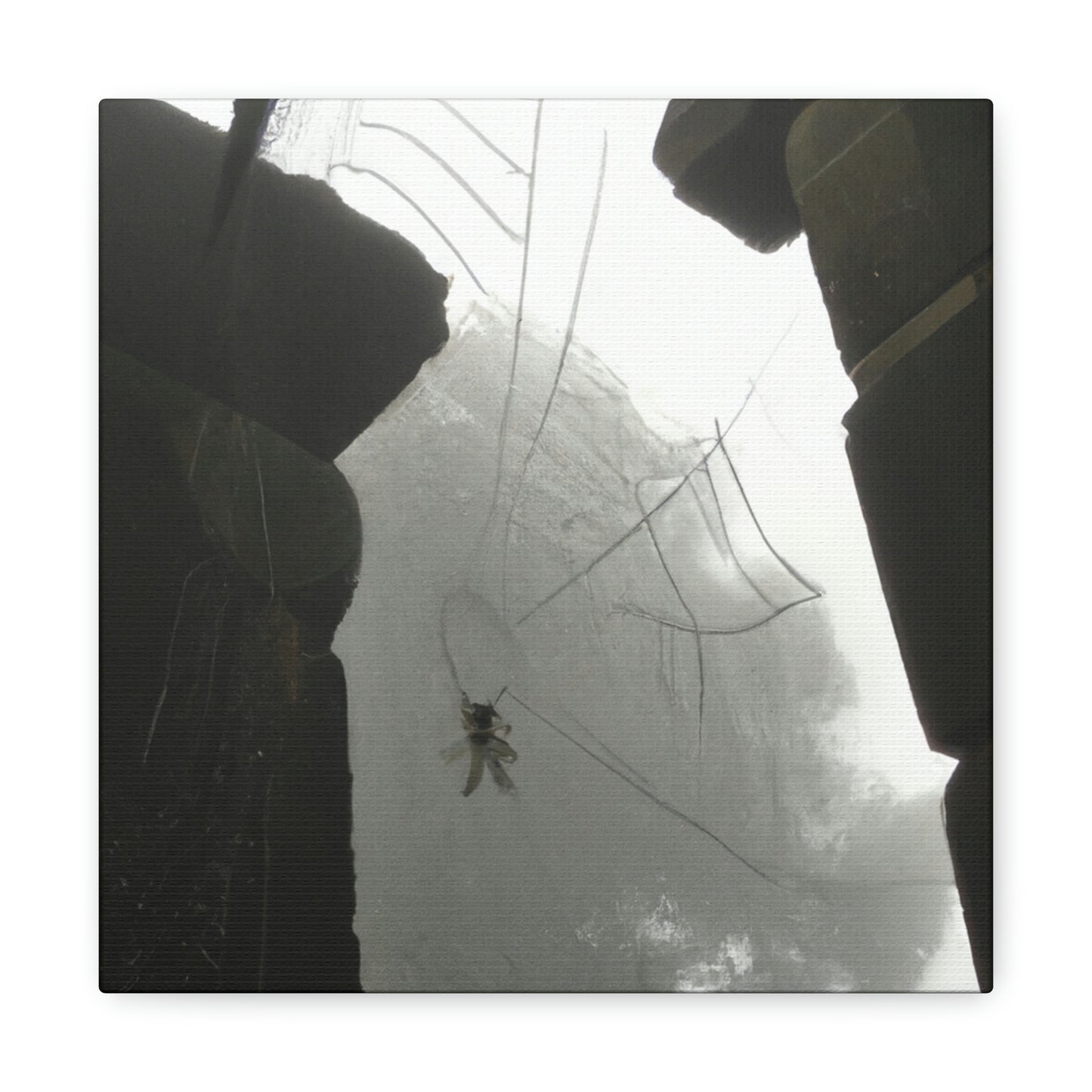 "Ghostly Cobwebs in the Ruins" - The Alien Canva