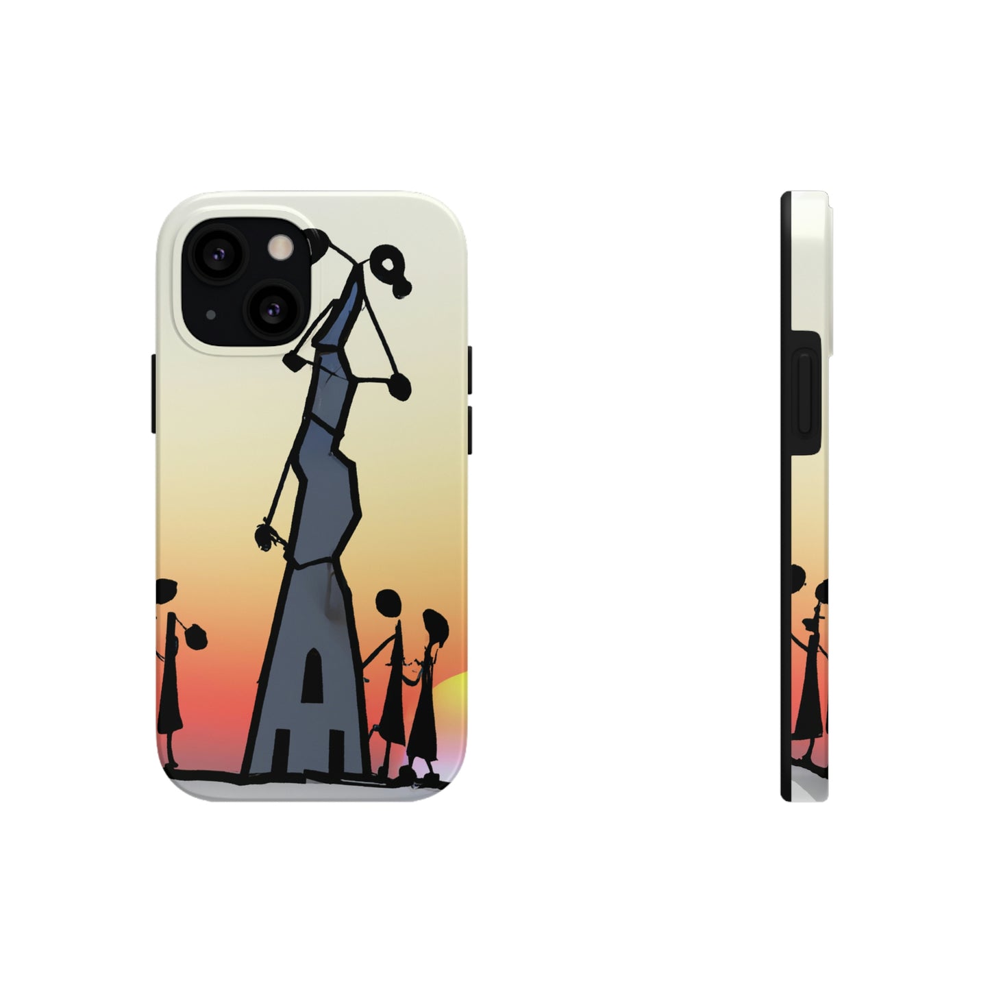 "Forgotten in the Sunset" - The Alien Tough Phone Cases