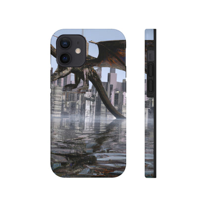 "Ascending the Deluge: A Dragon's Soaring Journey." - The Alien Tough Phone Cases