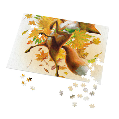 "Autumnal Adventure: A Fox's Mischief" - The Alien Jigsaw Puzzle