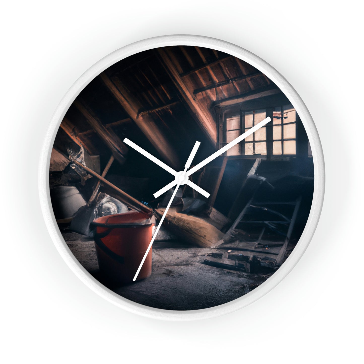 "Dusty Hopes in an Abandoned Attic" - The Alien Wall Clock