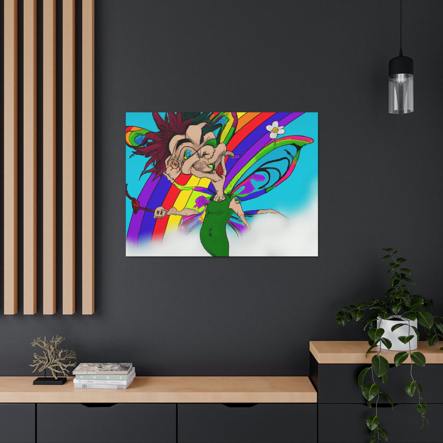 Rainbow Mischief Fairy - The Alien Canva