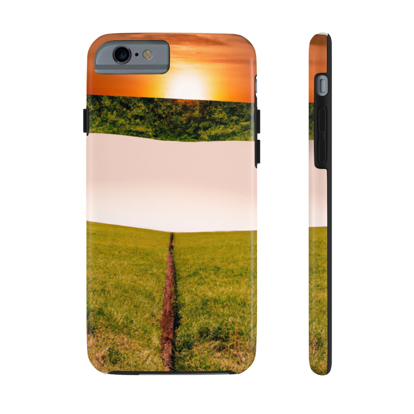 "Golden Horizon at Dusk" - Die Alien Tough Phone Cases