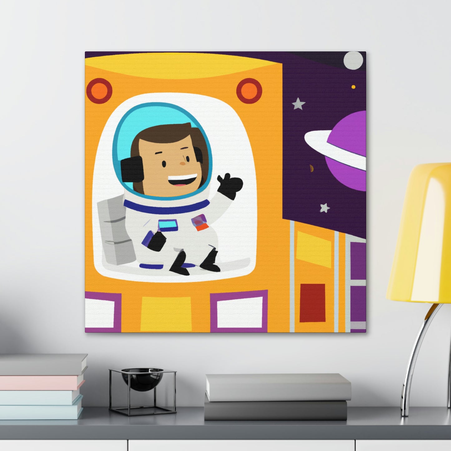 "Un viaje de sonrisas celestiales" - The Alien Canva