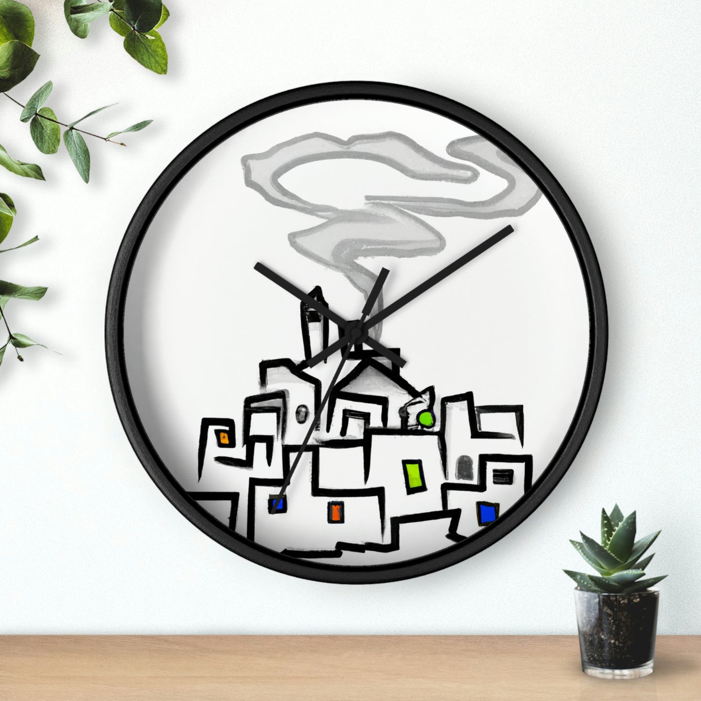 La ciudad en la niebla - El reloj de pared alienígena