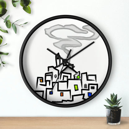 The City In The Mist - The Alien Wall Clock