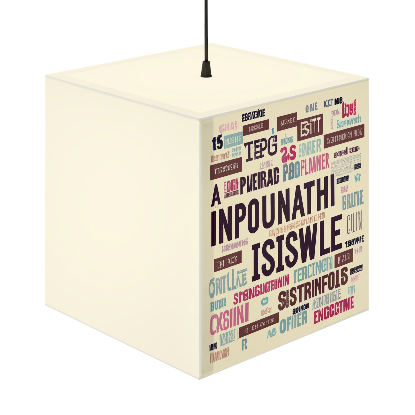 "A Trip Down Memory Lane: 16 of My Favourite Words" - The Alien Light Cube Lamp