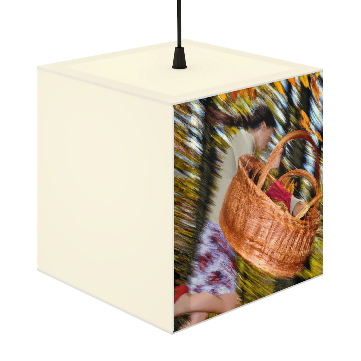 "Autumn Picnic in the Forest" - The Alien Light Cube Lamp