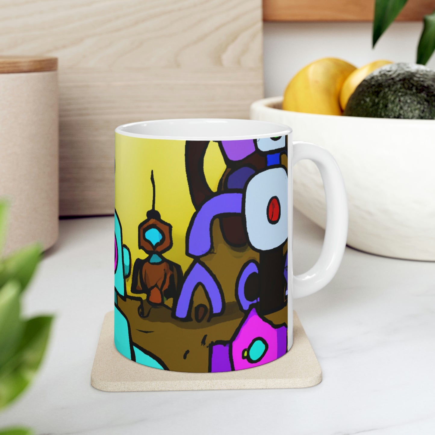 "A Spectrum of Enslaved Machines" - Taza de cerámica The Alien 11 oz