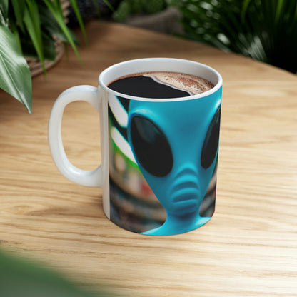 "Lost in Toyland" - The Alien Ceramic Mug 11 oz