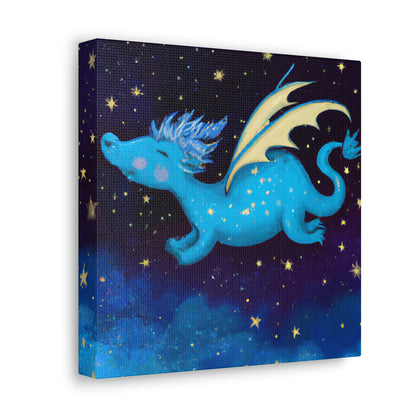 "Drifting Among the Stars: The Story of a Baby Dragon" - The Alien Canva