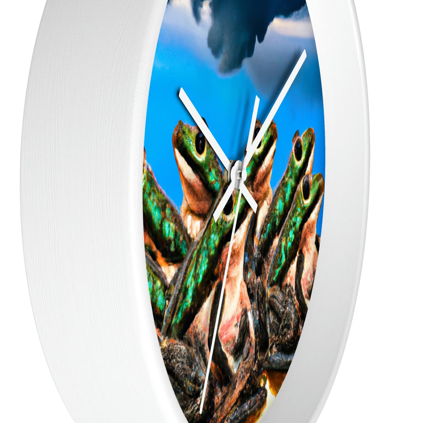 "A Frog Chorus in the Thunderstorm" - The Alien Wall Clock