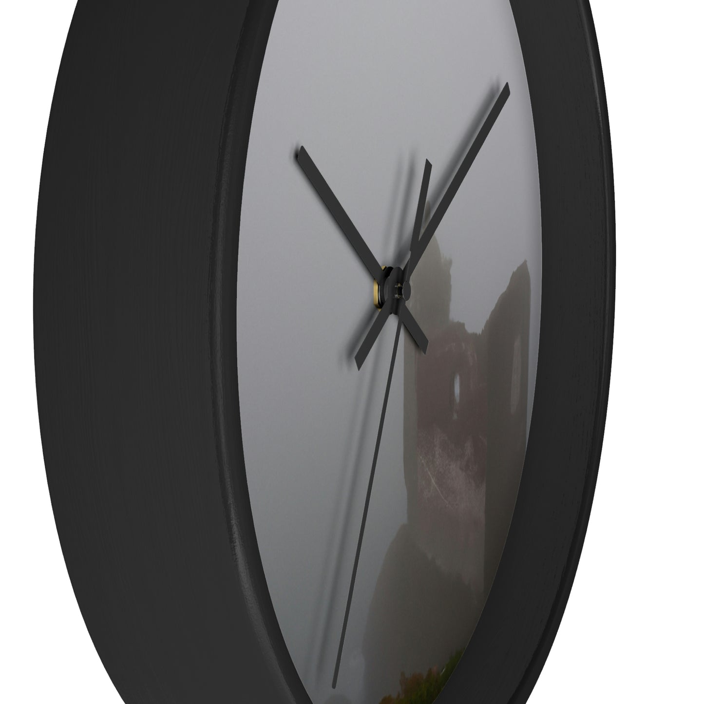 "The Forgotten Castle in the Eerie Mist" - The Alien Wall Clock