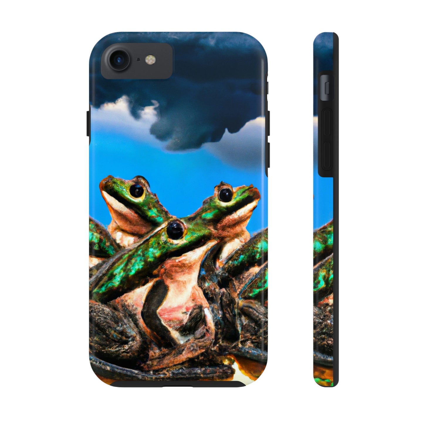 "Ein Froschchor im Gewitter" - Die Alien Tough Phone Cases