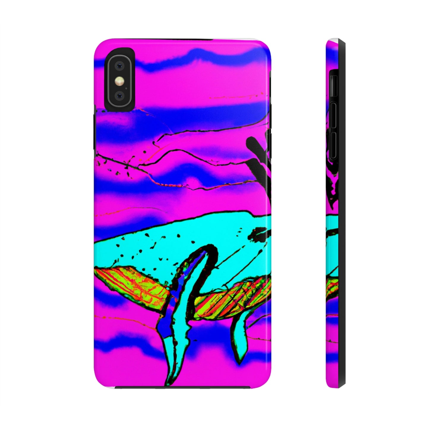 "Glow of the Neon Sea" - The Alien Tough Phone Cases